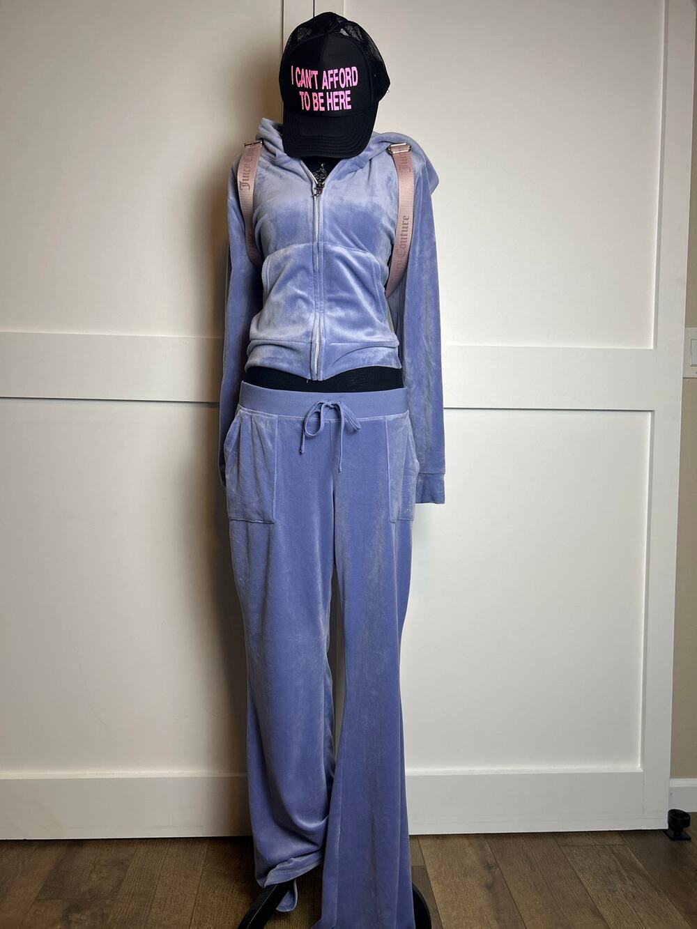 juicy tracksuit back flap pockets size xl cropped